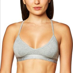 Calvin Klein Motive Cotton Lightly Lined Bralette